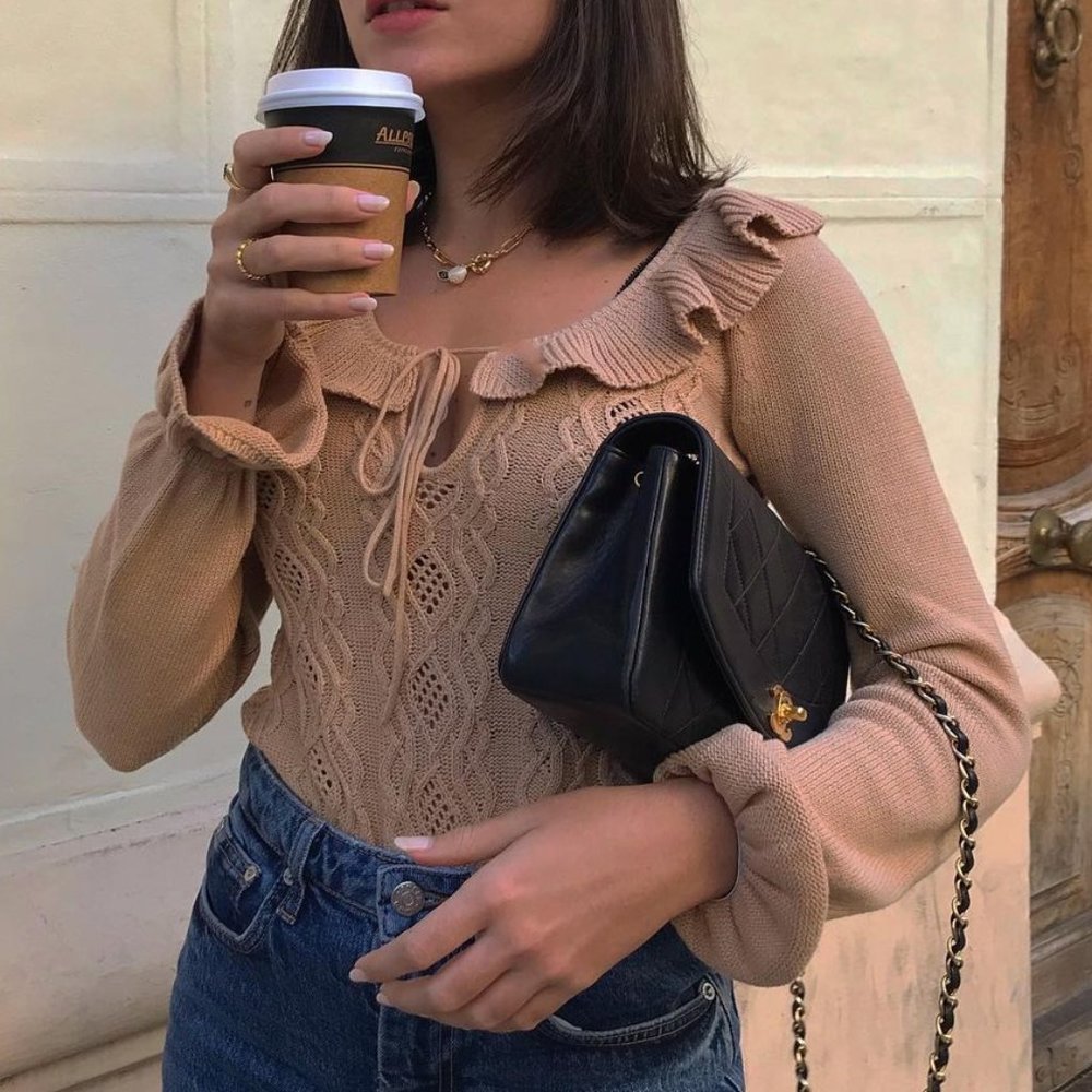 Revolve Tularosa Katrina Sweater in Neutral